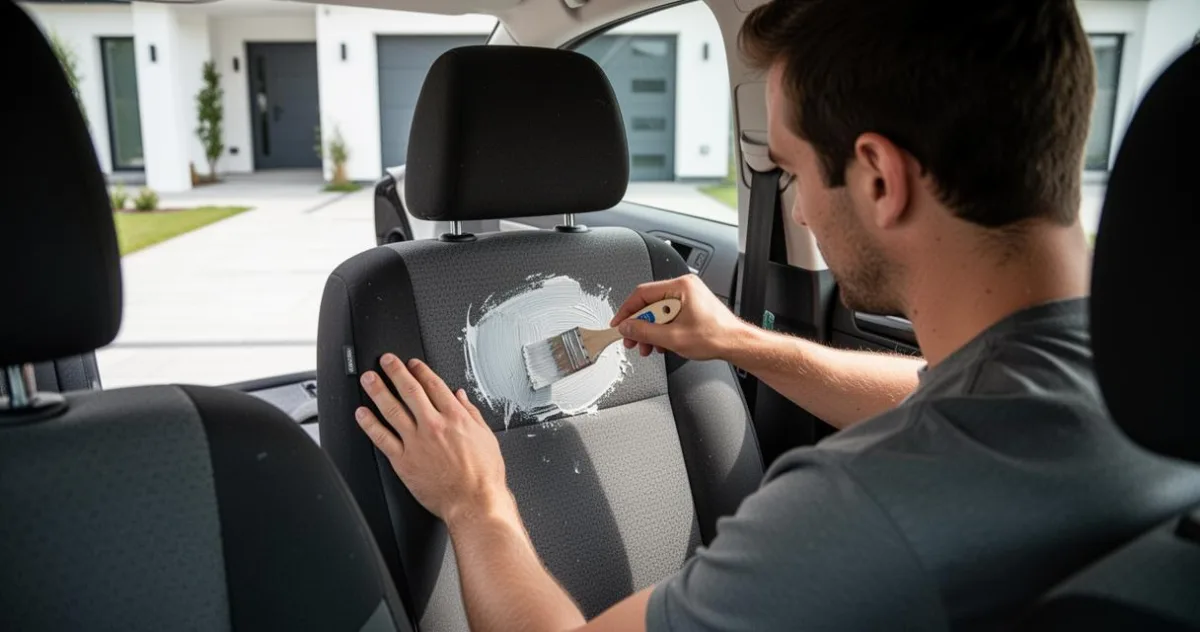 Réparation d'un trou de cigarette sur un siège de voiture : nos astuces – image 4