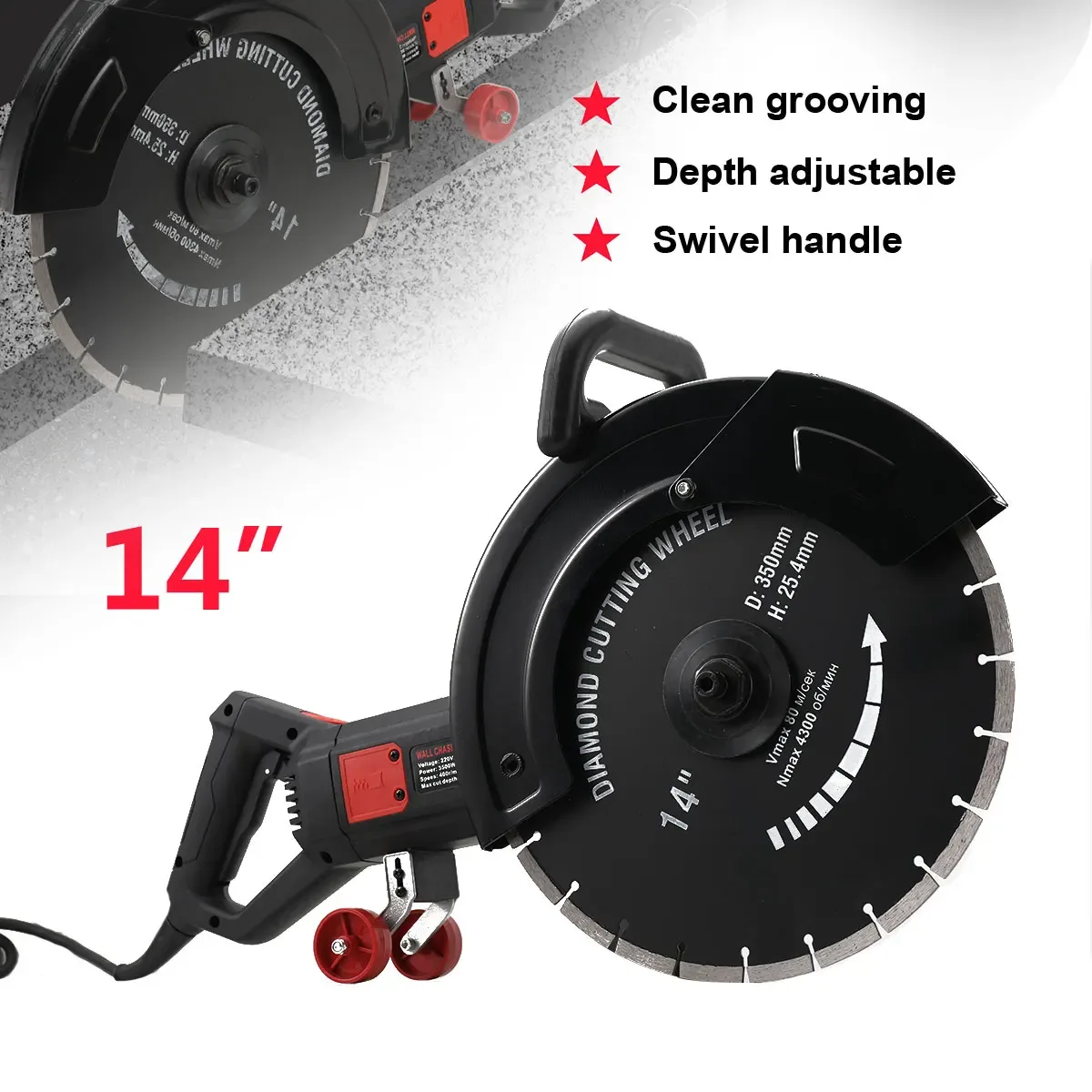 Machine de rainurage murale 3200 W