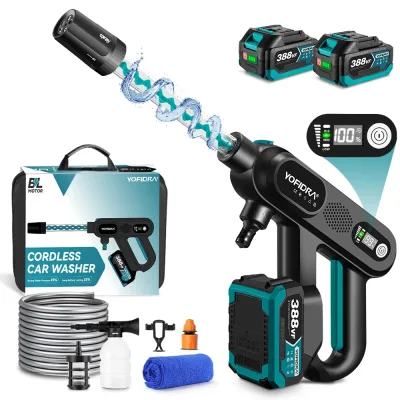 Pistolet de lavage sans fil haute pression