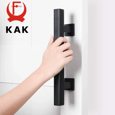 Poignée de porte coulissante en inox noir – image 2