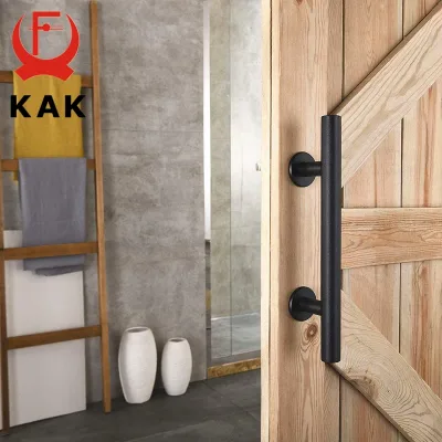 Poignée de porte coulissante en inox noir – image 3