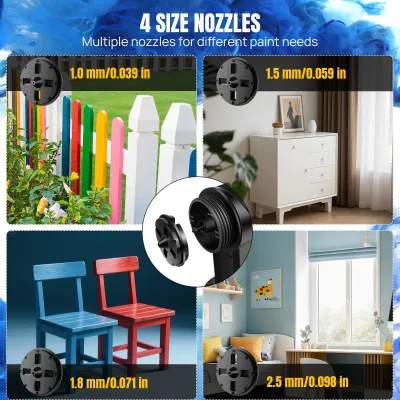 Pulvérisateur de peinture sans fil, 1000 ml – image 3