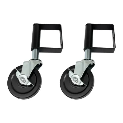 Roulettes de porte à ressort, lot de 2