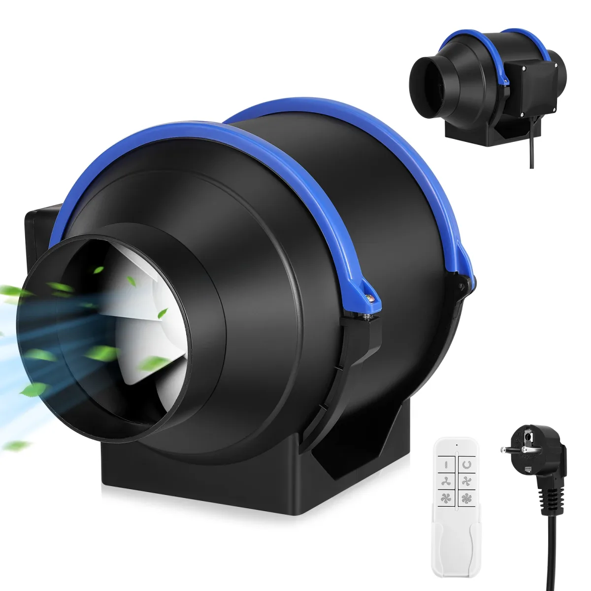 Ventilateur de conduit 150 mm en ligne